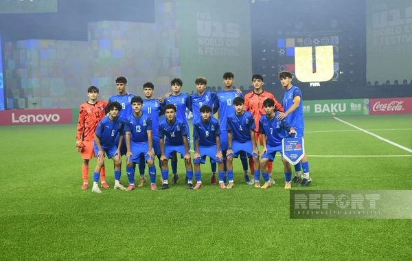 Azərbaycan komandası FIFA U-15 dünya çempionatına böyükhesablı qələbə ilə başlayıb