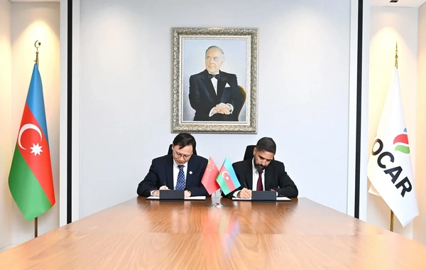 SOCAR ilə Çinin "CNOOC" şirkəti arasında Anlaşma Memorandumu imzalanıb