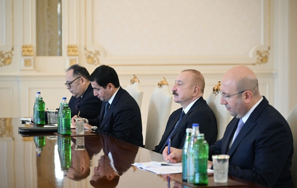 Ilham Aliyev received the executive director of the UN Human Settlements Program