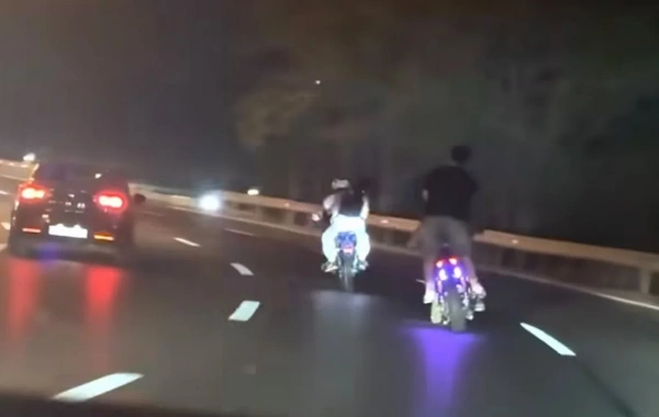 Bakıda avtoxuliqanlıq edən 23 yaşlı moped sürücüsü həbs edildi