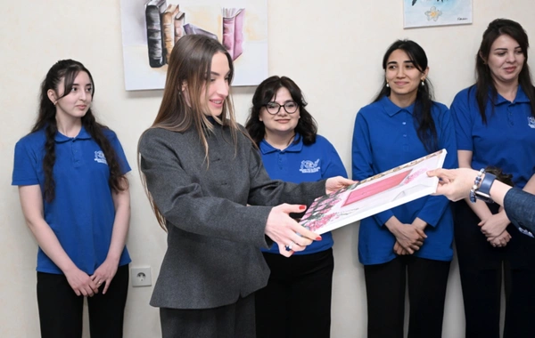 Leyla Əliyeva və Alena Əliyeva Gəncə Autizm Mərkəzi ilə tanış olublar