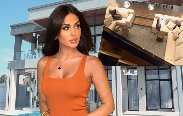 Pərvin Abıyevanın lüks və bahalı villasının görüntüləri yayıldı