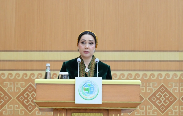 Leyla Əliyeva Türkmənistanda beynəlxalq konfransda iştirak edib