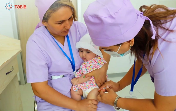 Avqustun ilk yarısında 11 504 uşağa 15 893 peyvənd tətbiq olunub