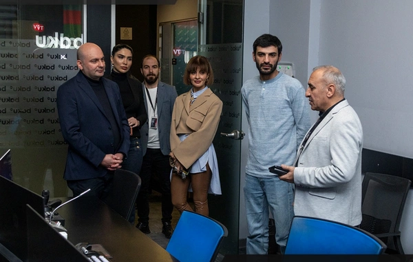 Gürcüstanın Host TV telekanalının rəhbərliyi Baku TV-nin iş prosesi ilə tanış olub