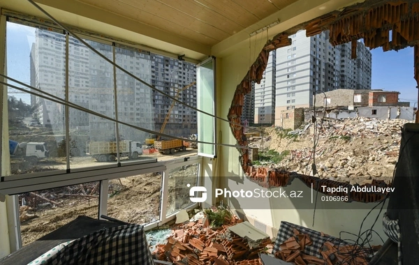 "Melissa Group"un vətəndaşın başına uçurduğu ev SÖKÜLÜR