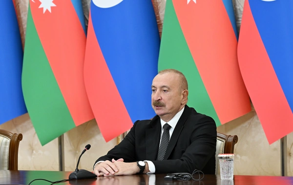 Azərbaycan və Laos prezidentləri mətbuata bəyanatlarla çıxış ediblər