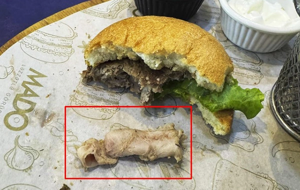 "Mado"da uşağıma yemək aldım, içindən çıxana baxın"