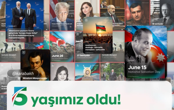 "Karabakh" və "Karabakh.ru"səhifəsi artıq 5 ildir ki, dünyaya Qarabağla bağlı həqiqətləri təqdim edir