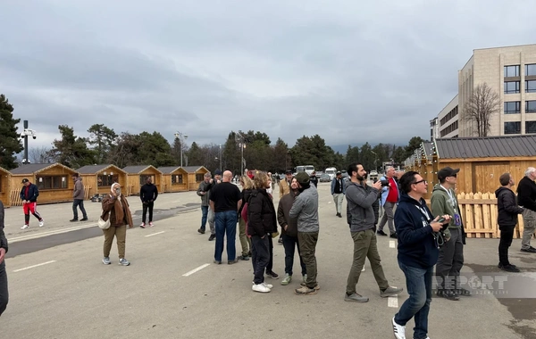 Beynəlxalq səyyahlar Xankəndidə olublar