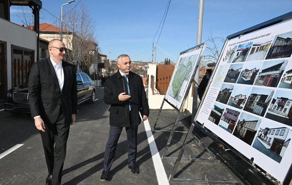 Prezident İlham Əliyev Xankəndinin Kərkicahan qəsəbəsində olub