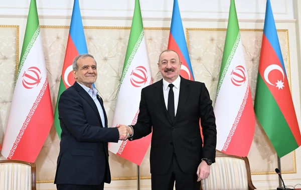 Prezident İlham Əliyev Məsud Pezeşkiana təşəkkür edib