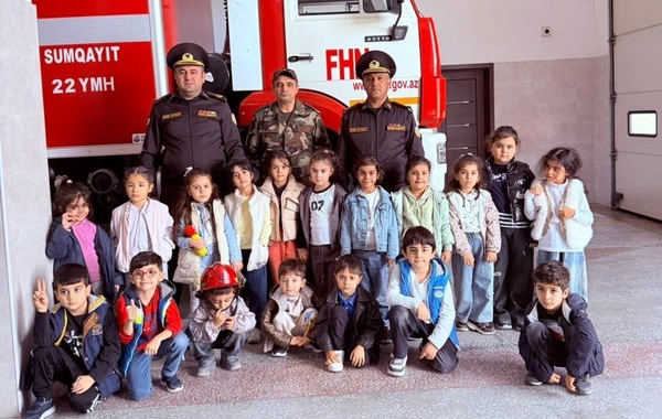FHN-in Dövlət Yanğından Mühafizə Xidməti növbəti "açıq qapı günü" tədbirləri keçirib