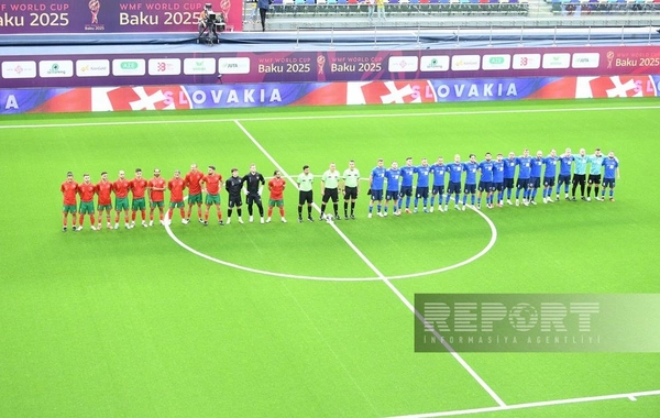 Bakıda təşkil olunan minifutbol üzrə dünya çempionatında günün sonuncu oyunu keçirilib