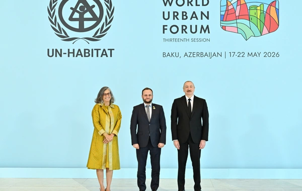 İlham Əliyev Ümumdünya Şəhərsalma Forumunun 13-cü Sessiyasının açılış mərasimində iştirak edir