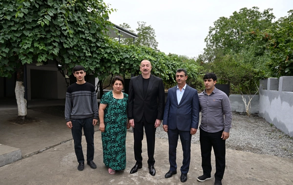 Prezident İlham Əliyev Xocalı rayonunun Badara kəndində olub