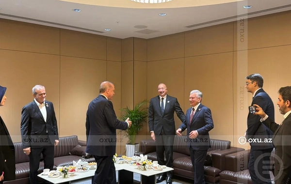 Azərbaycan, Türkiyə, Özbəkistan və İran prezidentləri Bişkekdə bir araya gəliblər