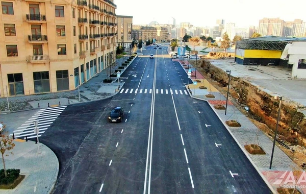 Bakının Süleyman Vəzirov küçəsində yenidənqurma işləri başa çatdırılıb