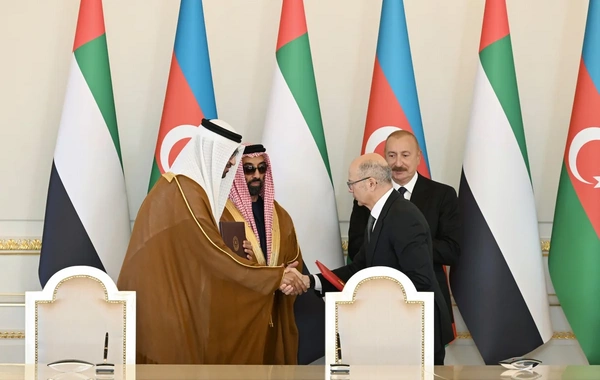 İlham Əliyev Birləşmiş Ərəb Əmirliklərinin milli təhlükəsizlik müşavirini qəbul edib