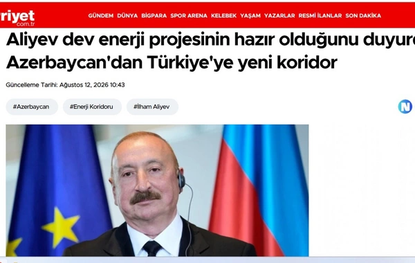 Prezident İlham Əliyevin Zəngəzur dəhlizi ilə bağlı fikirləri Türkiyə mediasının diqqət mərkəzindədir
