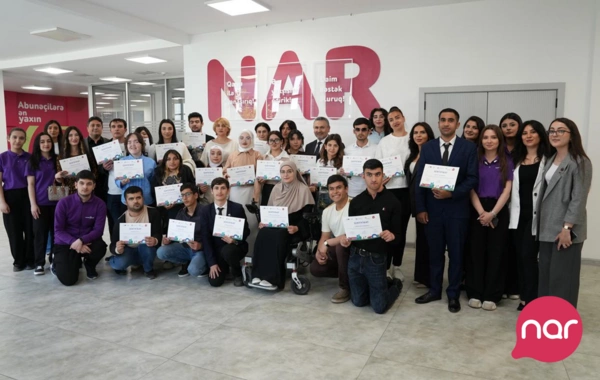 Nar WUF 13 çərçivəsində inklüziv təcrübə proqramı iştirakçılarını təltif edib