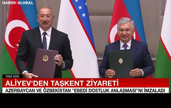 Haber Global Azərbaycan liderinin Özbəkistan səfərindən reportaj yayımladı