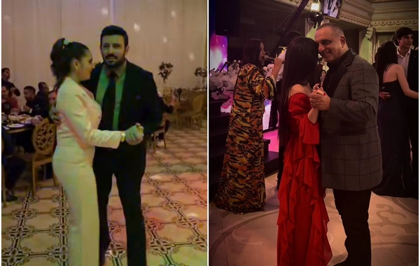 Azərbaycanlı məşhurların qızları ilə rəqs görüntüləri