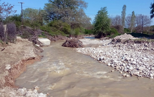 Şabranda güclü yağış fəsadlara səbəb olub
