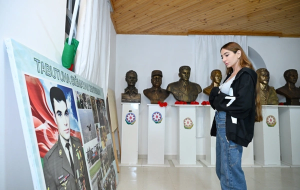 Leyla Əliyeva və Arzu Əliyeva Astarada Pəncəli Teymurovun ailəsini ziyarət ediblər