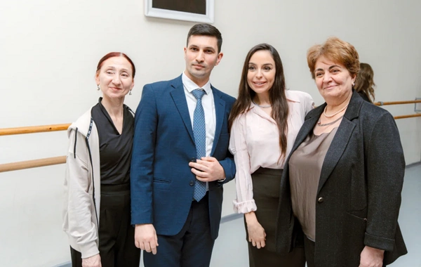 Leyla Əliyeva Bakı Xoreoqrafiya Akademiyasının qonağı olub