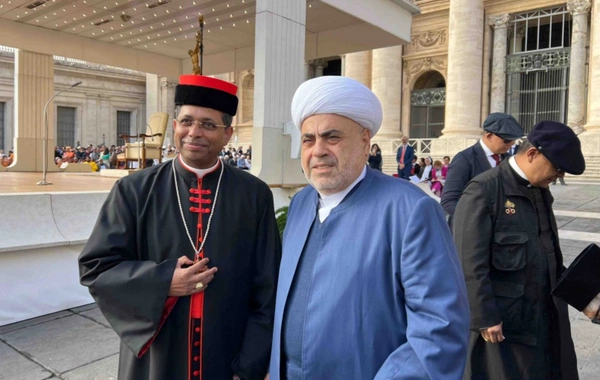 Allahşükür Paşazadə Roma Papası ilə görüşüb