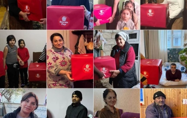 По инициативе Лейлы Алиевой малообеспеченным семьям вручены праздничные подарки