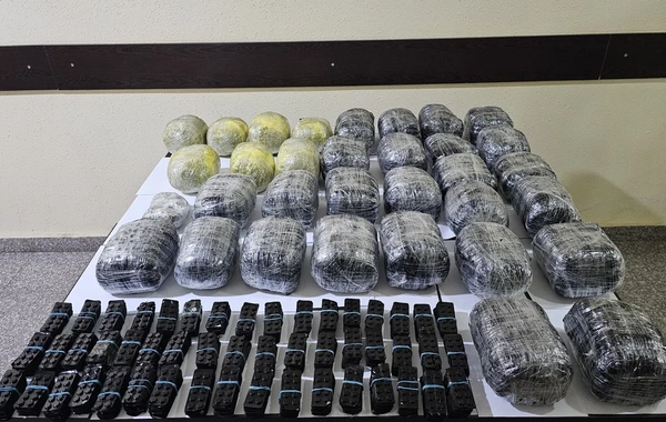 İrandan Azərbaycana 35 kiloqram narkotikin keçirilməsinin qarşısı alınıb