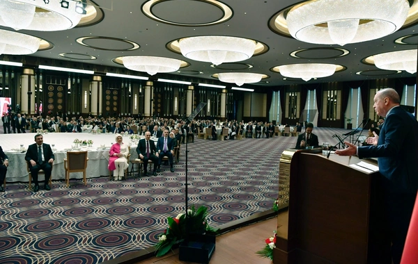 Ərdoğan 16-cı Səfirlər Konfransı çərçivəsində xarici diplomatları qəbul edib