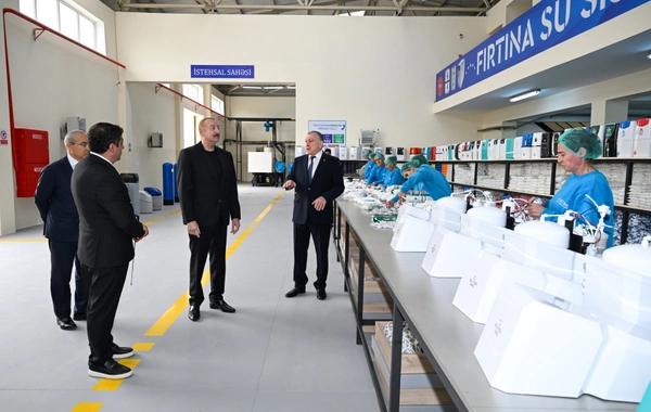 Sabirabadda su filtrlərinin istehsalı müəssisəsinin fəaliyyəti ilə tanışlıq Sabirabadda su filtrlərinin istehsalı müəssisəsinin fəaliyyəti ilə tanışlıq