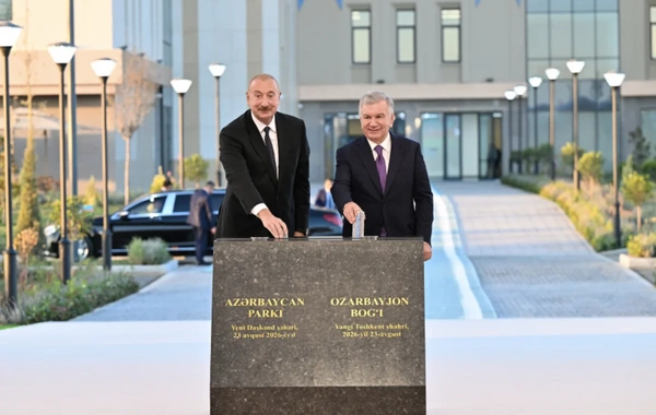 Yeni Daşkənd şəhərində Azərbaycan parkının təməli qoyulub