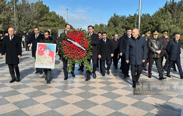 Sumqayıtda I Qarabağ müharibəsinin xanım şəhidi ilə vida mərasimi keçirilib