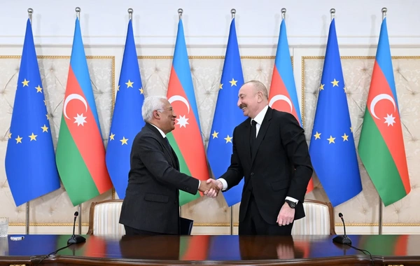 Ильхам Алиев и Антониу Кошта выступили с заявлениями для прессы