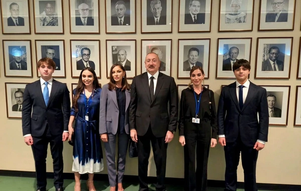 Leyla Əliyeva Nyu-Yorkdan paylaşım etdi