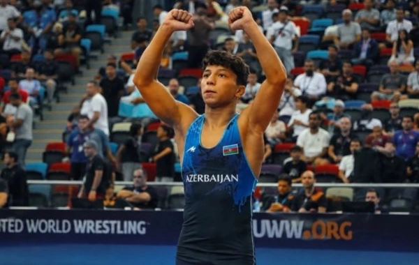 Dünya çempionatı: Gümüş medal qazanan İbrahim Həsənov mükafatlandırılıb