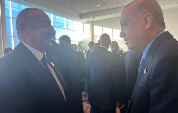Ilham Aliyev and Recep Tayyip Erdogan met within the framework of the "Peace Summit" in Egypt