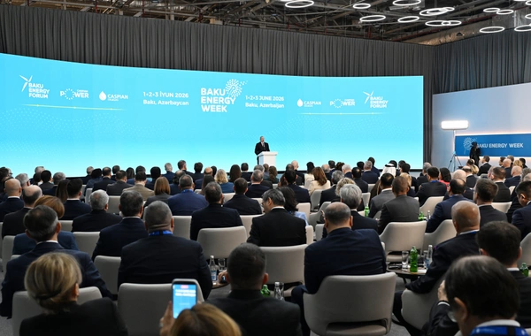 İlham Əliyev Bakı 31-ci "Baku Energy Forum"un rəsmi açılışında çıxış edib
