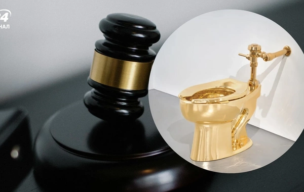 Американский миллиардер выставил на торги уникальный золотой унитаз