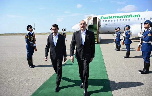 Türkmənistan Prezidenti Füzulidə səfərdədir