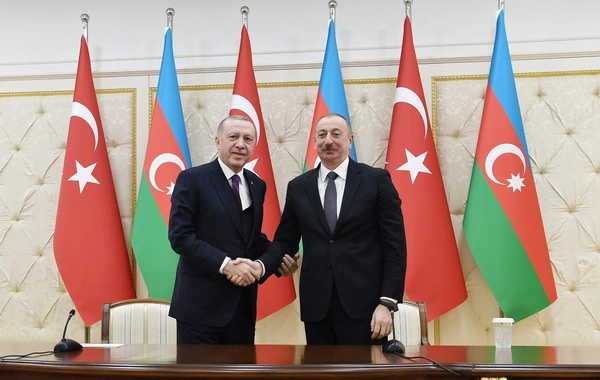 Türkiyə Prezidenti İlham Əliyevi Zəfərin 5-ci ildönümü münasibətilə təbrik edib