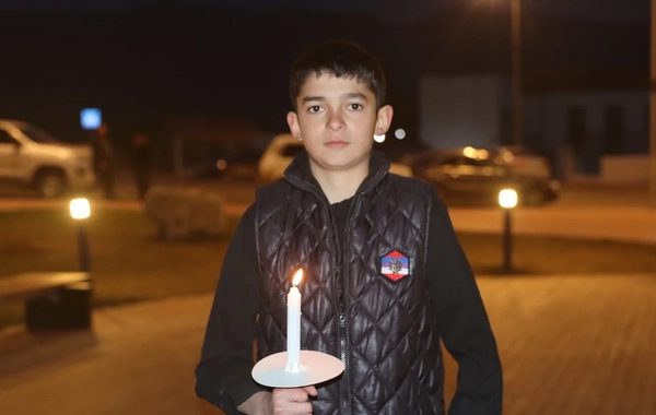 Xocalıda soyqırım qurbanlarının xatirəsinə flaşmob keçirilib