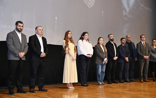 Arzu Əliyeva "Harmoniya" sənədli filminin təqdimatında iştirak edib