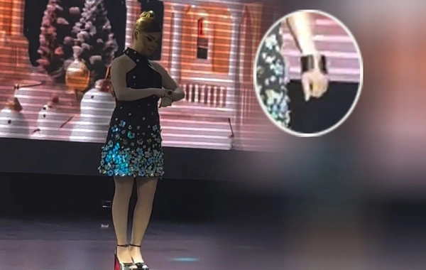 Sevda Yahyayevanın səhnədə qolbağı qırıldı