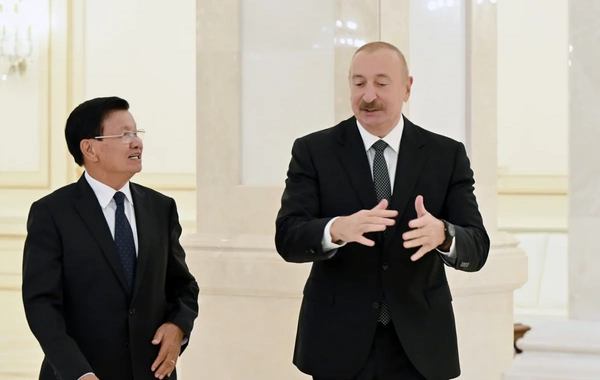 İlham Əliyevin adından Laos Prezidentinin şərəfinə rəsmi nahar verilib