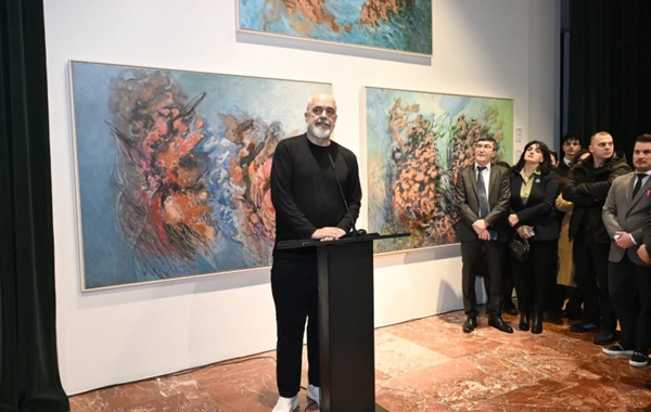 Leyla və Arzu Əliyevalar Tiranada MAMA "Ana təbiət" beynəlxalq incəsənət sərgisinin açılışına qatılıblar